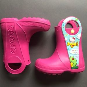 Crocs Hello Kitty Rain Boots
